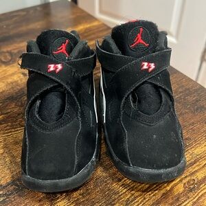 Black Jordan sneakers